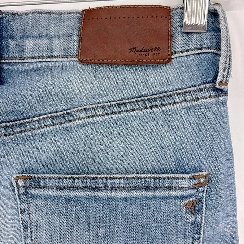 Madewell High Riser Skinny Distressed Light Wash Jeans Women’s Size 24